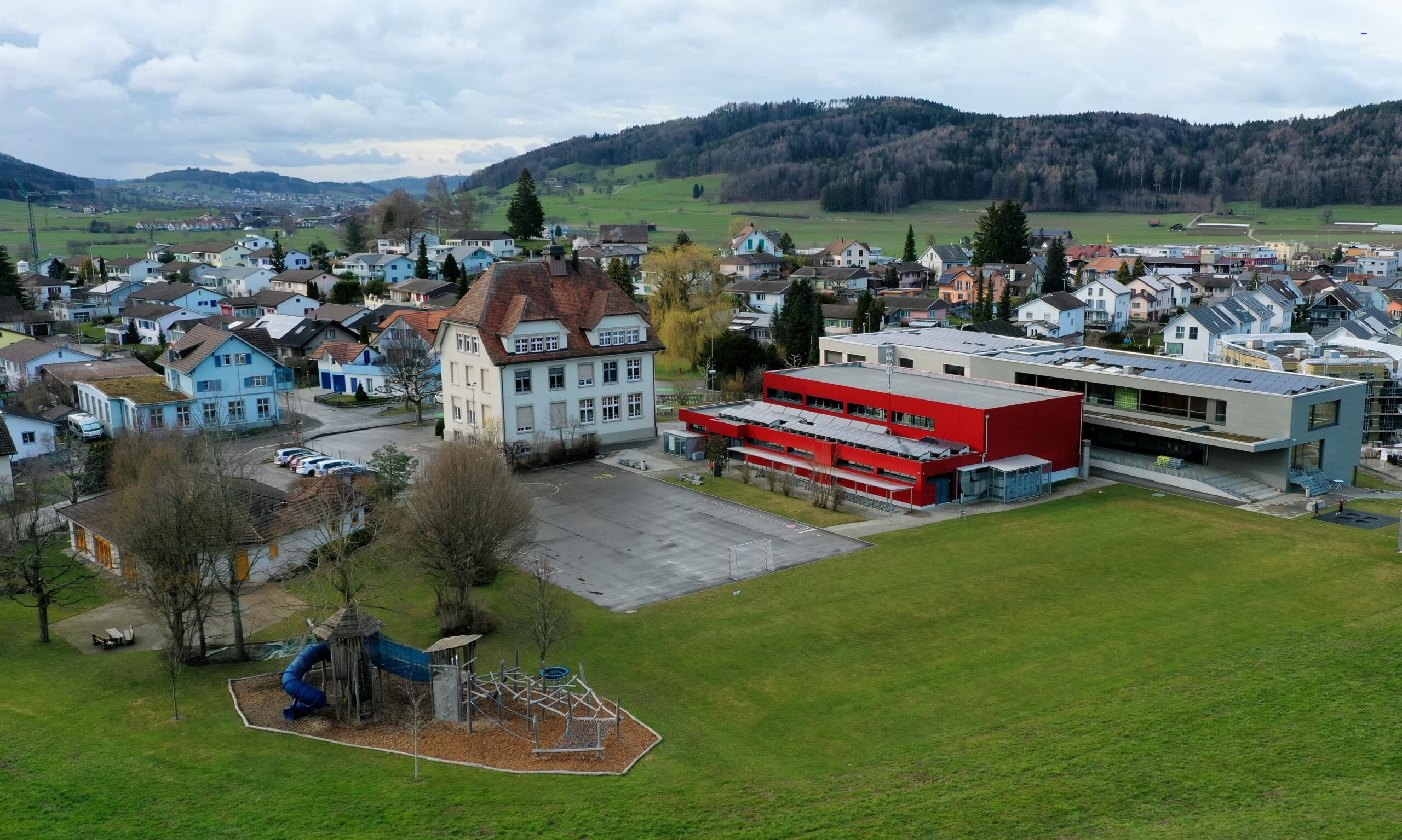 Schulanlage am Stutz in Wallenwil, Trainingsort für Kids aus Eschlikon